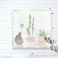 Ebern Designs Potted Plant Oasis by Ebern Designs - Print on Canvas