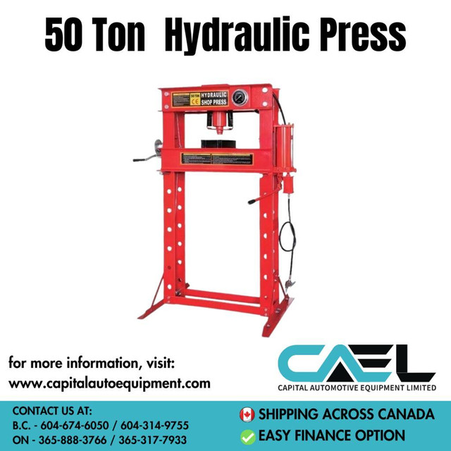 Wholesale Prices :  BRAND NEW 50 Ton Capacity Hydraulic Shop Press, Heavy Duty Pressing in Power Tools