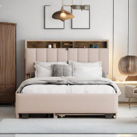 Latitude Run® Soonam Upholstered Bookcase Bed