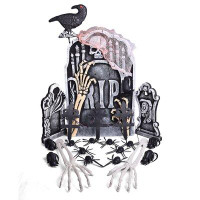 The Holiday Aisle® The Holiday Aisle® 26 Pieces Halloween Decorations Graveyard Tombstones, Halloween Yard Decorations,