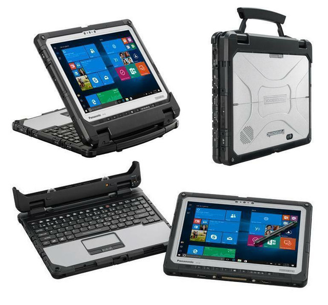 Panasonic ToughBook CF-33 intel i5-3.4GHz 16GB RAM 512GB SSD,Win10 Dual Battery + Dual CAM (SLIM Keyboard) MSOFFICE 2019 in Laptops