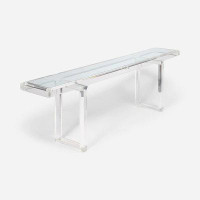 Clear Home Design U Leg Long Console Table