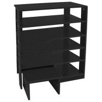 Latitude Run® 16 Pair Shoes Rack With Footstool