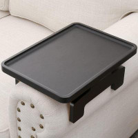 Latitude Run® Couch Arm Tray, Black