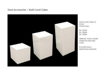 Podiums for Boutique Displays!