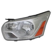 Head Lamp Driver Side Ford Transit T-350Hd Cargo 2016-2019 Without Logo With Chrome Trim From 39859 High Quality , FO250