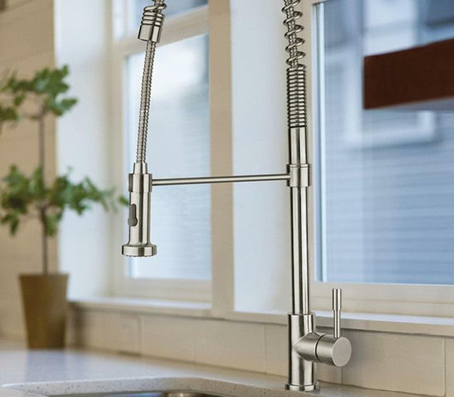 Lenova Kitchen Faucet - SK200 Pull Down Solid Stainless Steel in Plumbing, Sinks, Toilets & Showers