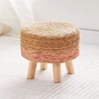 Bay Isle Home™ Footrest Poufs Hand Weave Round Foot Stool