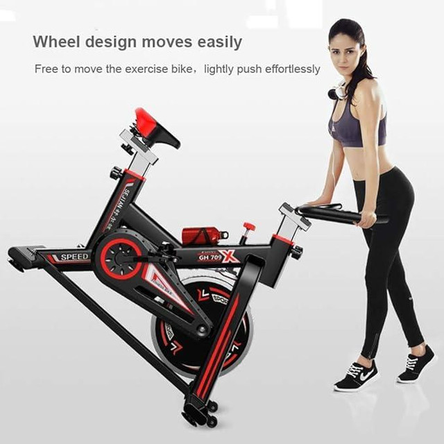 Promo!  eGALAXY ®Indoor Cycling Bikes Heavy-Duty Exercise Bike Stationary Bicycle Fitness Bike Weight Loss Sp in Exercise Equipment - Image 4