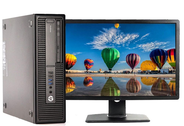 HP Prodesk 800 - i5 Intel - 8Gb - 128Gb SSD with 22 Display - 1 Year Warranty - Free Shipping in Canada in Desktop Computers