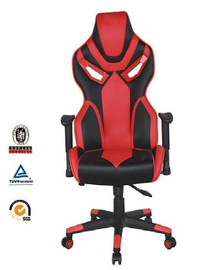 NEW HIGH BACK RED & BLACK RACING CHAIR BX3658