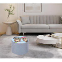 Trinx Small Stools, Household Chairs, Doorstep Shoes, Cute Fabric, Round Stools, Sofas, Low Stools, Soft Seats, Net Red