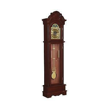 Grandfather Clock Brown Red And Clear - Height: 78.5 in dans Décoration intérieure et accessoires - Image 2