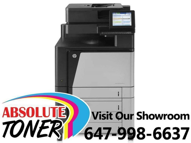 HP Color LaserJet Enterprise Flow M880 A3 Color Multifunction Laser Printer, Copier, Scanner With Touch LCD, Keyboard in Printers, Scanners & Fax - Image 2