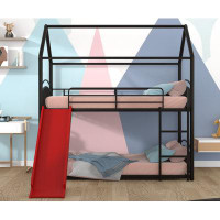 Harper Orchard Rarden Kids Twin Over Twin Bunk Bed