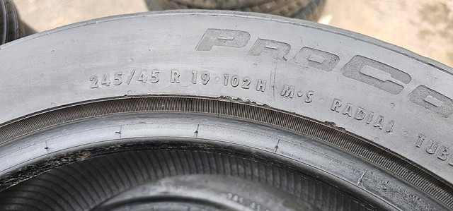 245/45/19 4 pneus ete continental runflat in Tires & Rims in Greater Montréal - Image 3