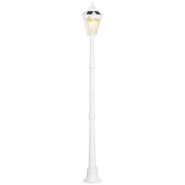 Outdoor Lamp Post 8.7" x 8.7" x 77.2" White in Patio & Garden Furniture - Image 2
