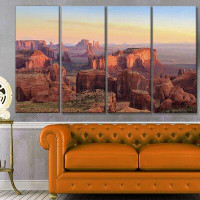 Design Art 'Hunts Mesa Panorama' Photographic Print Multi-Piece Image on Canvas