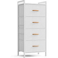 Ebern Designs Ebern Designs Dresser For Bedroom With 4 Drawers, Tall Dressers Storage Drawers, Nursery Dresser Tower Org