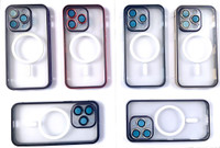 iPHONE 14 pro AND 14 pro Max  Magmatic TEMPER GLASS Magsafe  CASES with Lock And  6 colours