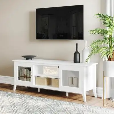 Complétez n'importe quel décor de maison avec le design traditionnel des meubles télé. Ce meuble de...