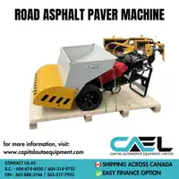 Pave the Way to Efficiency: Explore the New Mini Road Asphalt Paver Machine | Easy Finance Options Available!