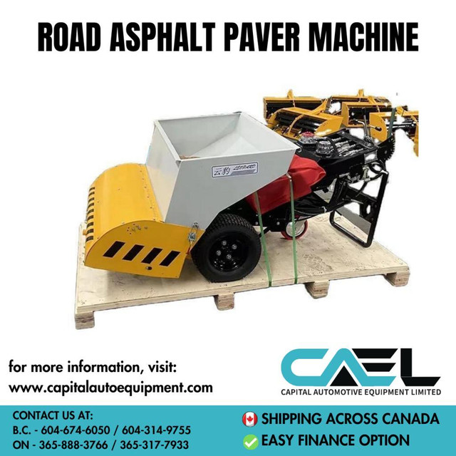 Pave the Way to Efficiency: Explore the New Mini Road Asphalt Paver Machine | Easy Finance Options Available! in Other Business & Industrial
