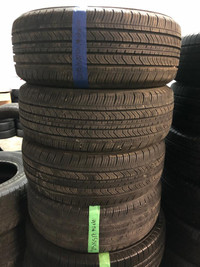 215 55 17 4 Michelin Primacy Used A/S Tires With 80% Tread Left