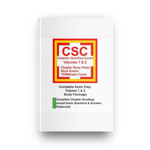 CSC Canadian Securities Course Certification Volumes 1 & 2 Exam Answers Preparation Study Notes Kit 2022 Canada Preview