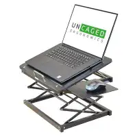 Inbox Zero Inbox Zero 284AE6FDDDCC4077B53B3F4690C6553A Ergonomic Laptop Stand And Standing Desk (Black)