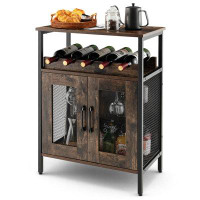 17 Stories Carder Freestanding Bar with Wine Storage