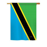 Breeze Decor Tanzania 2-Sided Polyester House/Garden Flag
