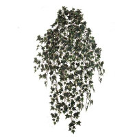 Primrue Variegated English Ivy Garland Artificial Silk Greenery, Faux Ivy Vine Hanging Plant Home, Wedding, Party Decora