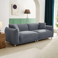 Latitude Run® Modern Sofa With Metal Feet