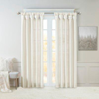 Willa Arlo™ Interiors Rondo Twist Tab Lined Window Curtain Panel