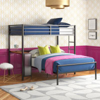 Etta Avenue™ Teen Brittney Twin Over Full Platform Loft Bed with Built-in-Desk by Etta Avenue™ Teen