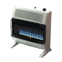 Mr. Heater Mr. Heater 20000 BTU BTU Natural Gas Panel Space Heater with Adjustable Thermostat
