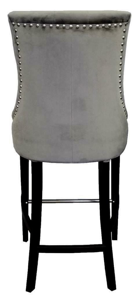 3 New Grey Velvet Kitchen Island Barstools on Sale Each $149 in Chairs & Recliners in Toronto (GTA) - Image 2