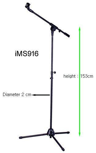 Microphone stand adjustable Metal Tripod Floor stand SPS916 in Other - Image 4