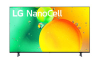 LG NanoCell 75” 4K UHD HDR webOS Smart TV (75NANO75UQA)
