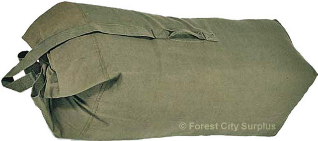 U.S. Army-Style Extra Large 30x50-Inch Deluxe Canvas Duffle Bags in Fishing, Camping & Outdoors in Ontario