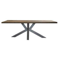 Brayden Studio Prejean 39.37" Teak Solid Wood Pedestal Dining Table