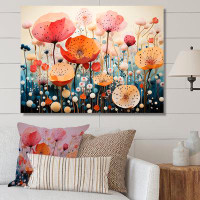Winston Porter Surreal Flowers Merge With Dreamlike Nature - Plants Wall Art Living Room