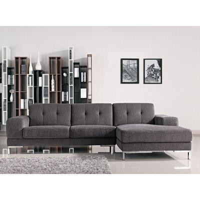 Brayden Studio Akiko 111" Wide Sofa & Chaise in Couches & Futons