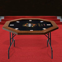 SereneLife Serenelife 49.21'' 8 - Player Poker Table