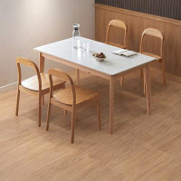 Elevat Home Rock Plate Dining Table And Chair Combination Simple Oak Table And Chair Small Household Dining Table
