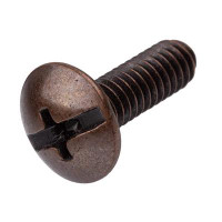 UNIQANTIQ HARDWARE SUPPLY #8-32 X 3/8" Antique Copper Truss Head Machine Screws