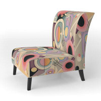 Ivy Bronx Pastel Art Deco IV - Upholstered Modern Accent Chair