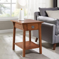 Wildon Home® Mission Style Chairside End Table - Versatile Side Table For Living Room Or Bedroom