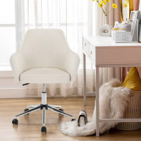 Latitude Run® Home Office Chair , Swivel Adjustable Task Chair Executive Accent Chair
